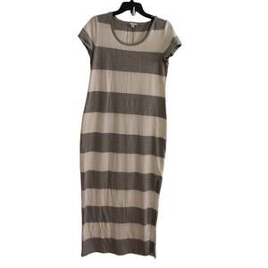 Gap Women's Long Striped Maxi Dress‎ Size Medium Super Soft